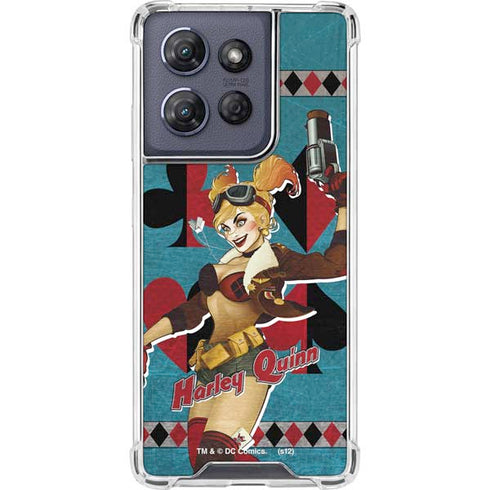 DC Comics Bombshells Harley Quinn Moto G Stylus 5G (2025) Clear Case