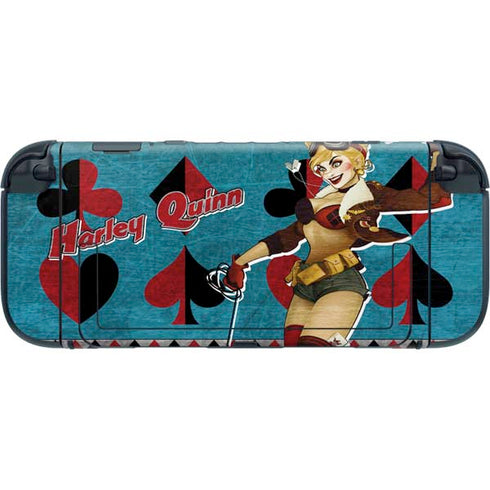DC Comics Bombshells Harley Quinn Nintendo Switch 2 (2025) with Joy-Con Skin