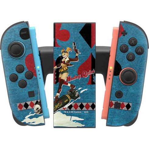 DC Comics Bombshells Harley Quinn Nintendo Switch 2 (2025) Joy-Con Controller Skin