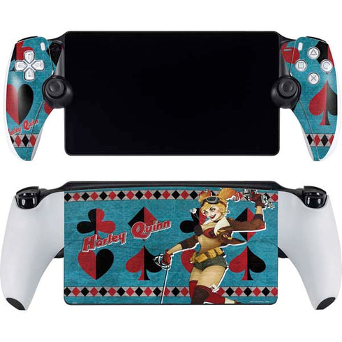 DC Comics Bombshells Harley Quinn PlayStation Portal Remote Player Skin