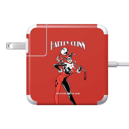 DC Comics Harley Quinn Classic Art Pose 85W Power Adapter (15 and 17 inch MacBook Pro Charger) Skin