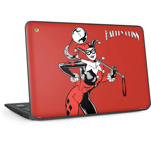 DC Comics Harley Quinn Classic Art Pose HP Chromebook Skin