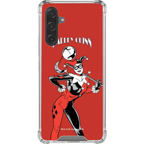 DC Comics Harley Quinn Classic Art Pose Galaxy A17 Clear Case