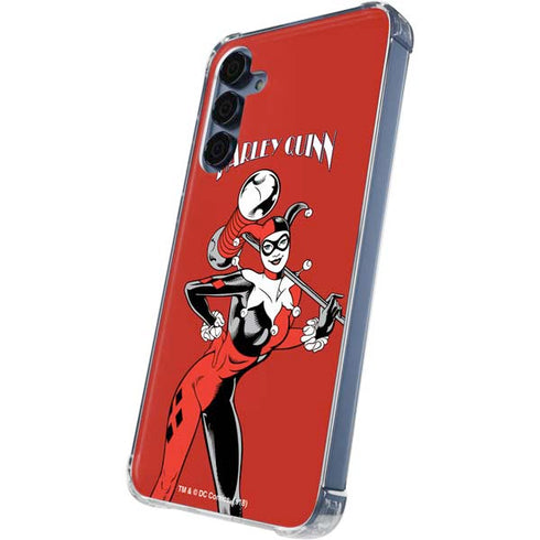 DC Comics Harley Quinn Classic Art Pose Galaxy A35 5G Clear Case