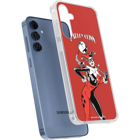 DC Comics Harley Quinn Classic Art Pose Galaxy A55 5G Clear Case