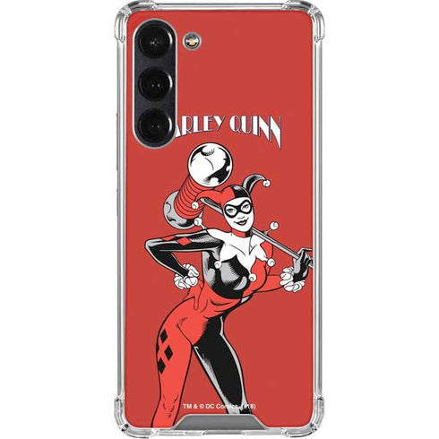 DC Comics Harley Quinn Classic Art Pose Galaxy S24 FE Clear Case