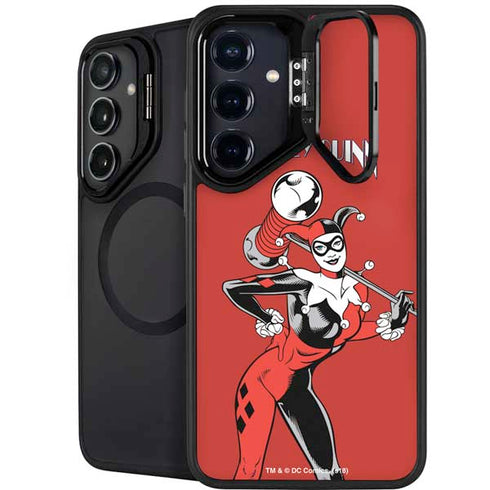 DC Comics Harley Quinn Classic Art Pose Galaxy S25 Kickstand Case