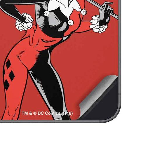 DC Comics Harley Quinn Classic Art Pose Galaxy S25 Plus Skin