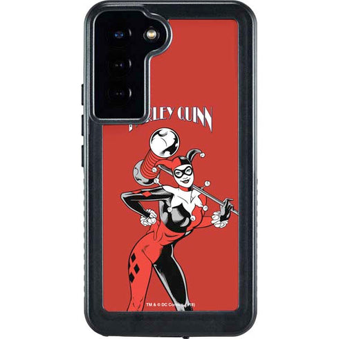 DC Comics Harley Quinn Classic Art Pose Galaxy S24 Plus Waterproof Case