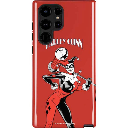 DC Comics Harley Quinn Classic Art Pose Galaxy Cases