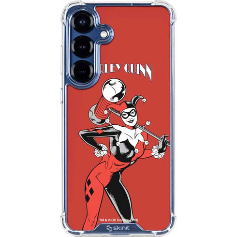 DC Comics Harley Quinn Classic Art Pose Galaxy S25 Plus Clear Case