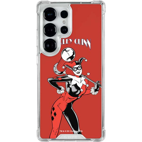 DC Comics Harley Quinn Classic Art Pose Galaxy S25 Ultra Clear Case