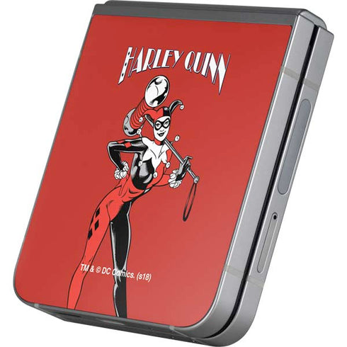 DC Comics Harley Quinn Classic Art Pose Galaxy Z Flip6 Skin
