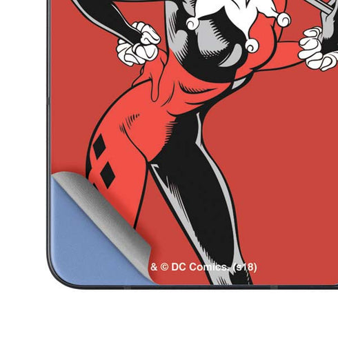 DC Comics Harley Quinn Classic Art Pose Galaxy Z Fold5 5G Skin