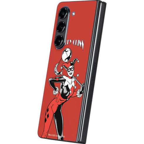 DC Comics Harley Quinn Classic Art Pose Galaxy Z Fold5 5G Skin