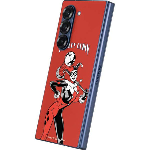 DC Comics Harley Quinn Classic Art Pose Galaxy Z Fold6 Skin
