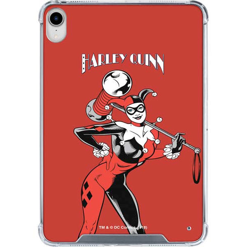 DC Comics Harley Quinn Classic Art Pose iPad 11th Gen (2025) Clear Case