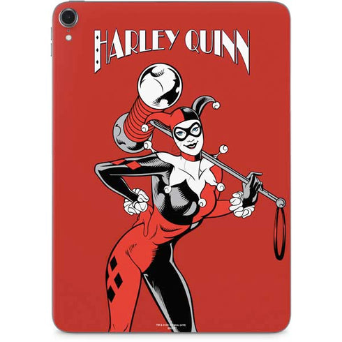 DC Comics Harley Quinn Classic Art Pose Apple iPad Pro Skin