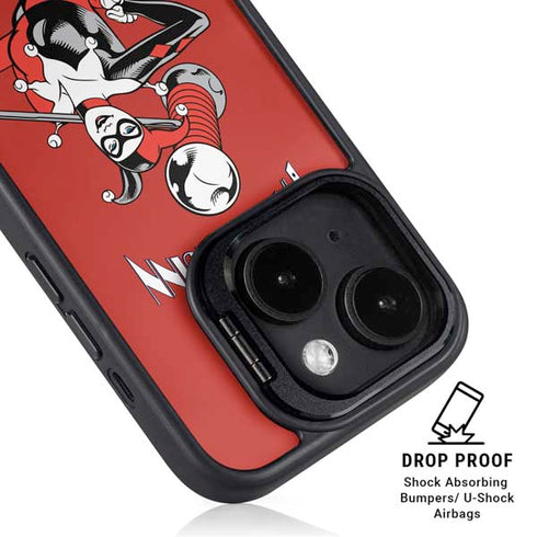 DC Comics Harley Quinn Classic Art Pose iPhone 15 Kickstand Case