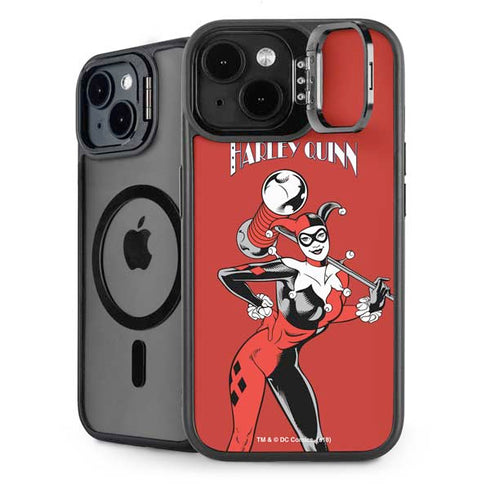 DC Comics Harley Quinn Classic Art Pose iPhone 15 Plus Kickstand Case