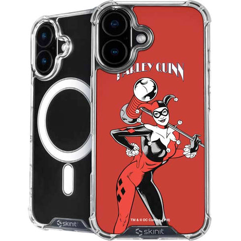 DC Comics Harley Quinn Classic Art Pose iPhone 16 MagSafe Case