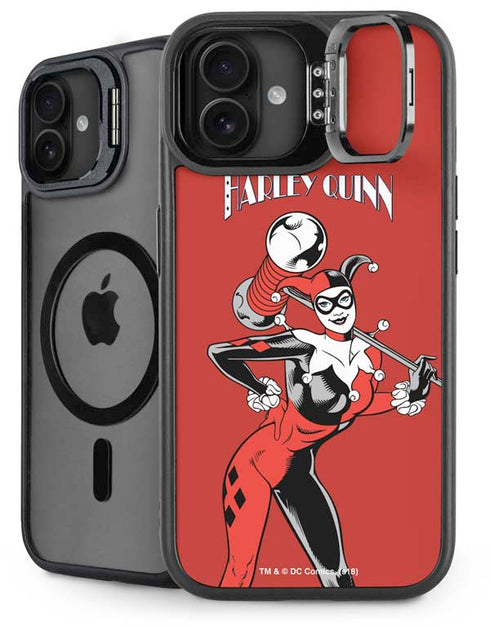 DC Comics Harley Quinn Classic Art Pose iPhone 16 Plus Kickstand Case