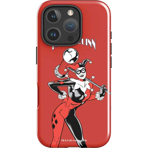 DC Comics Harley Quinn Classic Art Pose iPhone 16 Pro Max Impact Case