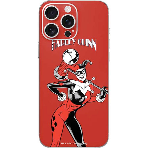 DC Comics Harley Quinn Classic Art Pose iPhone 16 Pro Max Skin
