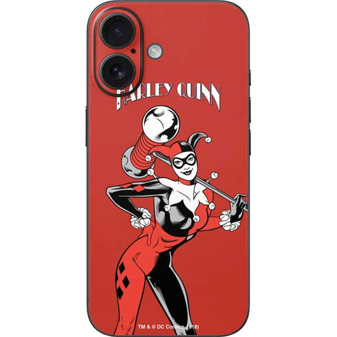 DC Comics Harley Quinn Classic Art Pose iPhone 16 Skin