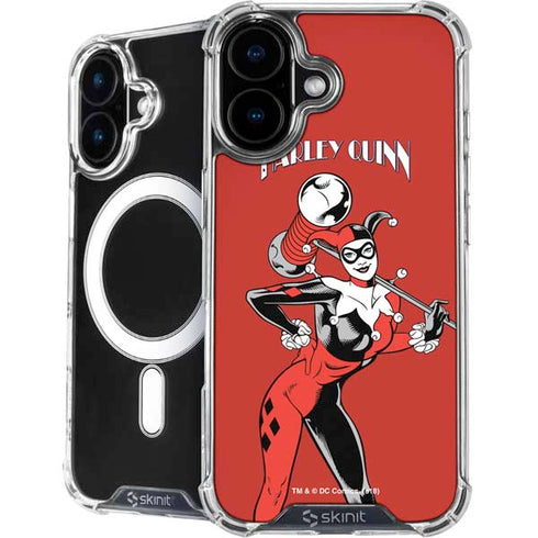 DC Comics Harley Quinn Classic Art Pose iPhone 17 MagSafe Case