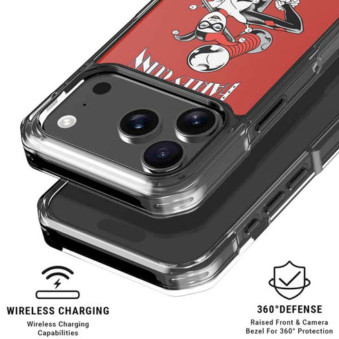 DC Comics Harley Quinn Classic Art Pose iPhone 18 Pro Clear Case