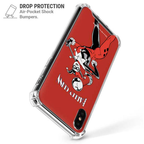 DC Comics Harley Quinn Classic Art Pose iPhone X/XS Clear Case