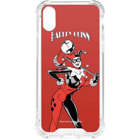 DC Comics Harley Quinn Classic Art Pose iPhone XS Clear Case