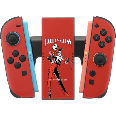 DC Comics Harley Quinn Classic Art Pose Nintendo Switch 2 (2025) Joy-Con Controller Skin