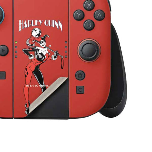 DC Comics Harley Quinn Classic Art Pose Nintendo Switch 2 (2025) Joy-Con Controller Skin
