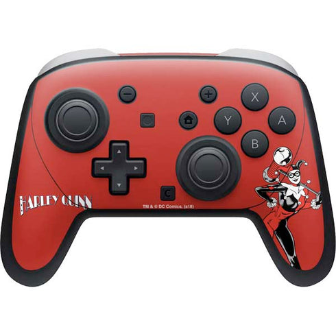 DC Comics Harley Quinn Classic Art Pose Nintendo Skins