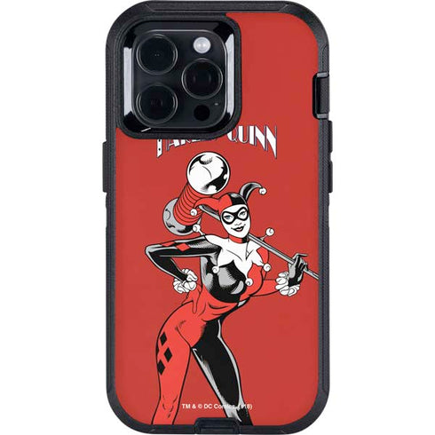 DC Comics Harley Quinn Classic Art Pose Otterbox Defender iPhone Skin