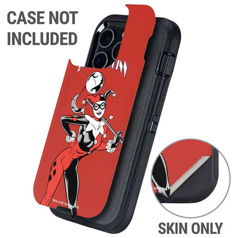 DC Comics Harley Quinn Classic Art Pose Otterbox Defender iPhone Skin