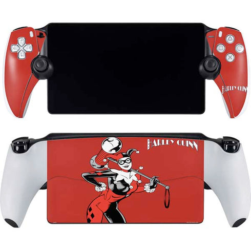 DC Comics Harley Quinn Classic Art Pose PlayStation Portal Remote Player Skin