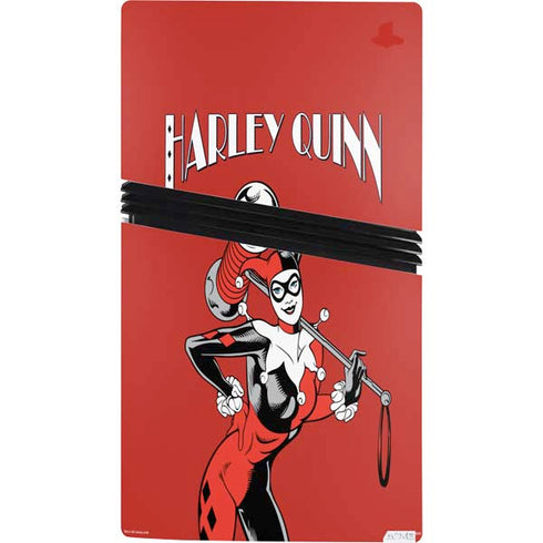 DC Comics Harley Quinn Classic Art Pose PS5 Pro Console Skin
