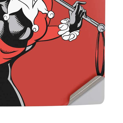 DC Comics Harley Quinn Classic Art Pose PS5 Pro Disk Console Skin