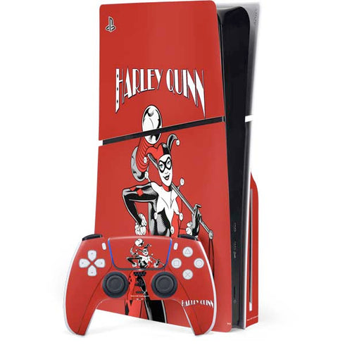 DC Comics Harley Quinn Classic Art Pose PlayStation PS5 Skins