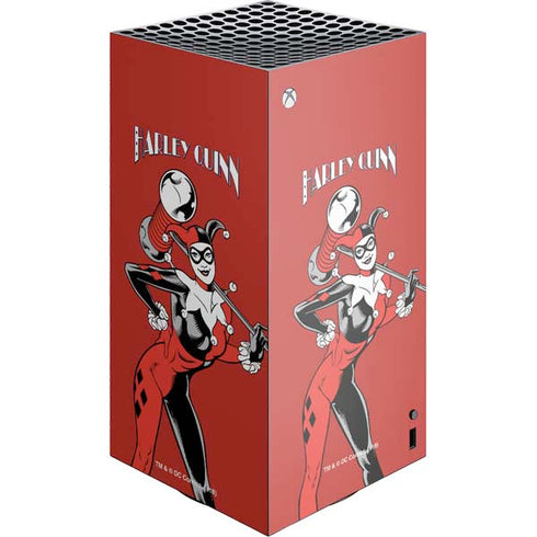 DC Comics Harley Quinn Classic Art Pose XBox Series X Digital Edition Console Skin