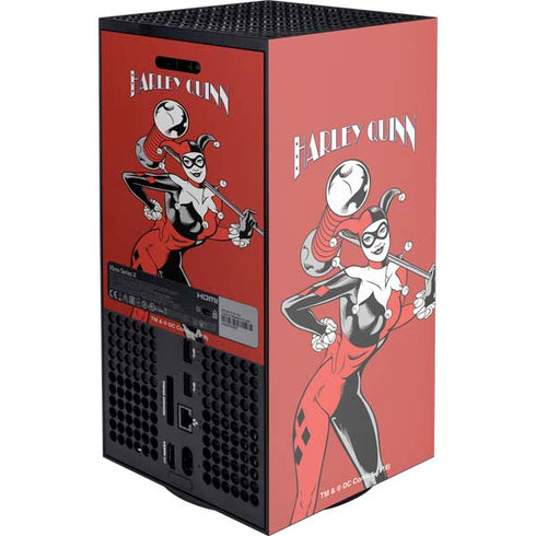 DC Comics Harley Quinn Classic Art Pose XBox Series X Digital Edition Console Skin