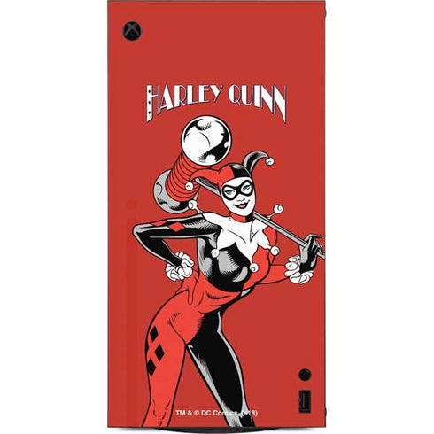 DC Comics Harley Quinn Classic Art Pose XBox Series X Digital Edition Console Skin
