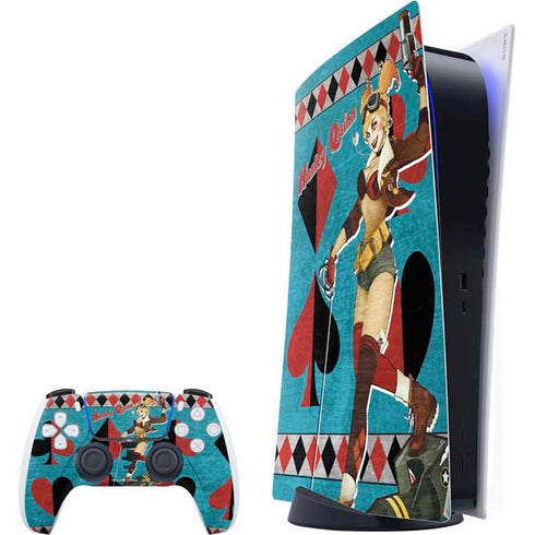 DC Comics Bombshells Harley Quinn PlayStation PS5 Skins
