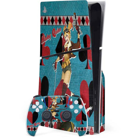 DC Comics Bombshells Harley Quinn PlayStation PS5 Skins