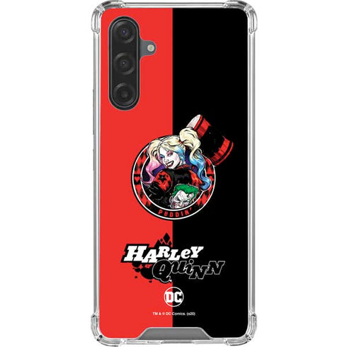 DC Comics Harley Quinn Puddin Galaxy A17 Clear Case