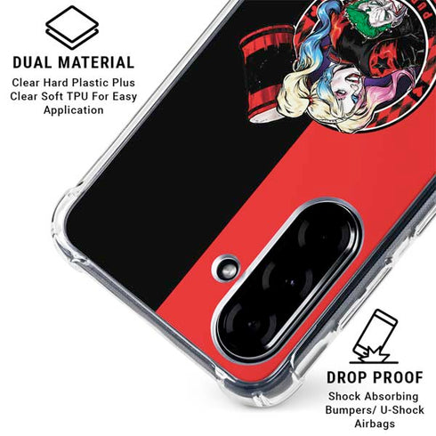 DC Comics Harley Quinn Puddin Galaxy A36 5G Clear Case