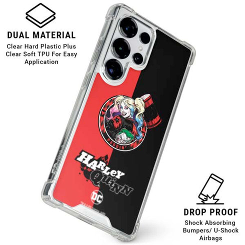 DC Comics Harley Quinn Puddin Galaxy S25 Ultra Clear Case